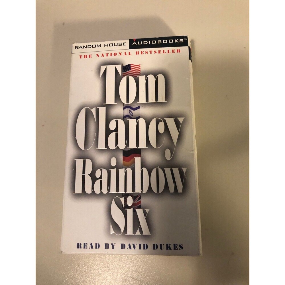 Tom Clancy: Rainbow Six -Read By David Dukes-1998 Abridged-4 Cassettes 6 Hours